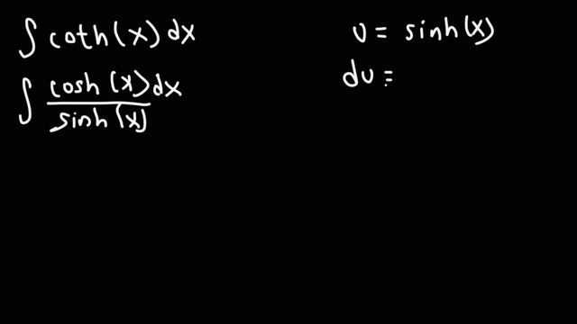 Integral of Hyperbolic Functions