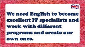 What we study English for. // #УчуАнглийский