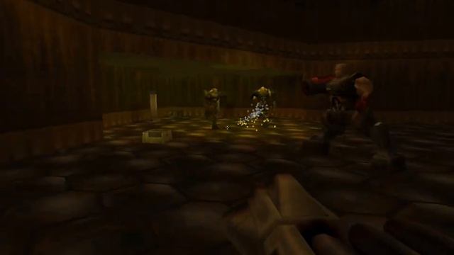 Quake 2 | Knee Deep In The Dead Mission Pack mod | E1M9: Military Base смотреть онлайн