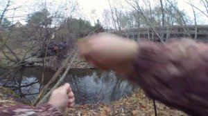 Мормышинг в ручье. Ноябрь. Black Adder Nano