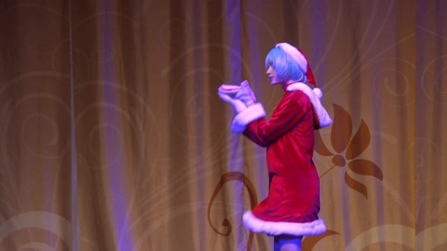 ДЕФИЛЕ НЕФОРМАТ-Евангелион (косплей по арту рождественская Аянами Рей)-Domo san смотреть онлайн