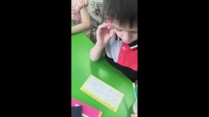 Видеофрагмент занятия с дошкольниками "Переместительное свойство сложения"