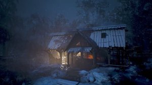 Невероятно сильная метель, чтобы поспать 5 часов уютной зимой | Метель в кузнице для сна