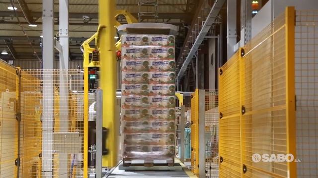 Robot Palletizing System for Paper - Tissue Products by SABO S.A. смотреть онлайн