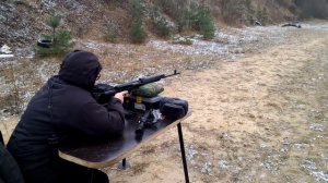 Тигр исп. 01 пристрелка 100 м без оптики