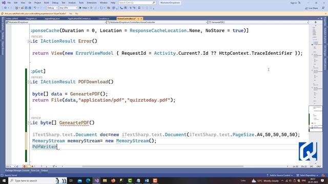 21.Generate PDF file using ASP NET Core with c-sharp in Hindi