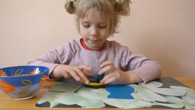 Верба. Поделка на пасху своими руками. Аппликация из цветной бумаги и пластилина.