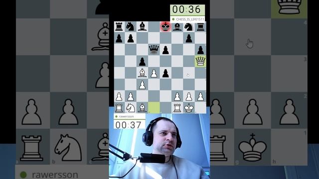 Берем и матуем #chess #puzzle #lichess #гамбит #стрим #дебют #игры #stream #каша #blitz