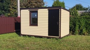 Блок контейнер вагончик металлический  домик бытовка для дачи хоз блок  2.40х4х2.40м 100мм