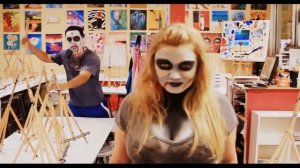 Zombie Prank at Painting With A Twist Fort Lauderdale