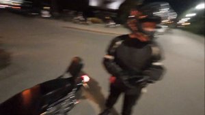 На мотоцикле по вечернему Екатеринбургу