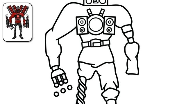 КАК НАРИСОВАТЬ ЗАРАЖЕННОГО ТИТАНА СПИКЕРМЕНА из Скибиди Туалет Президент смотреть онлайн