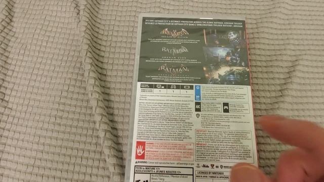 Unboxing Batman Arkham Trilogy Nintendo Switch Rocksteady 50GB Download WTF!?