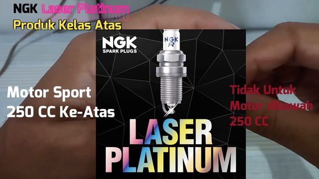 BUSI NGK PLATINUM G-POWER Untuk Motor Vega R Lebih Bertenaga & Stabil