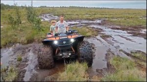 Рыбалка и вездеходы Сокол на болоте Оршинский Мох