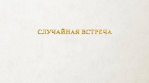 АУДИОКНИГА РОМАН: СЛУЧАЙНАЯ ВСТРЕЧА