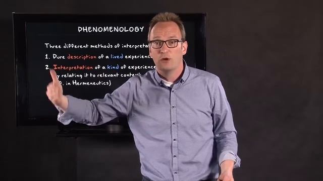 1.6 Phenomenology | Qualitative Methods | Philosophy of Qualitative Research | UvA