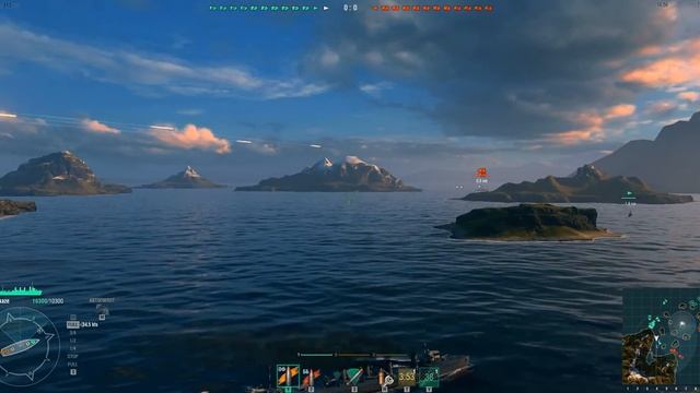 World of Warships. Бой на Уми Казе - самый короткий бой, смерть за смерть - меня разорвало пополам смотреть онлайн