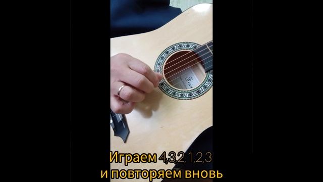 Арпеджио на гитаре "перебор" струн