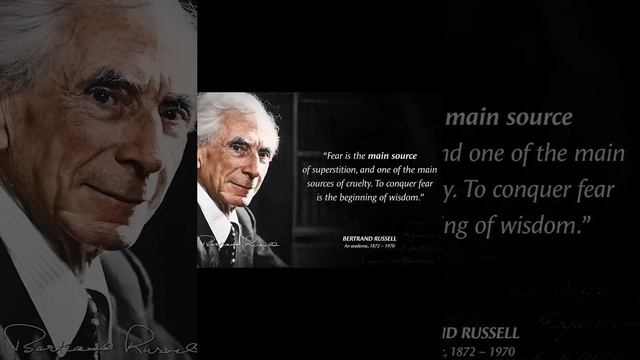 Bertrand Russell ~ “Science is what you know, philosophy is what you don't know” #quotes #lifequote