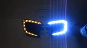 ДХО для Mitsubishi Pajero Sport и L200 С Поворотниками. МирДХО. Ходовые огни Мицубиси Паджеро Спорт