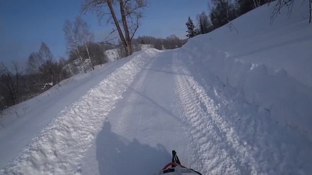 На снегоходе, урочище Бубенщиково и Кинтереп смотреть онлайн