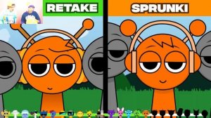 LankyBox • SPRUNKI RETAKE vs NORMAL SPRUNKI!? (All The Old and New Sprunkis!)