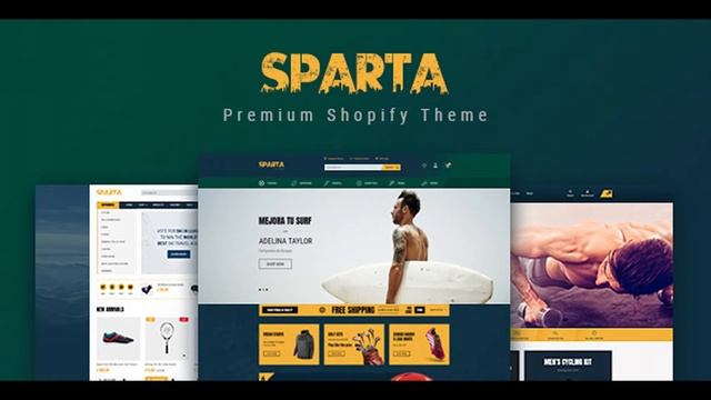 Sparta - Sport Shop Shopify Theme | Themeforest Website Templates and Themes смотреть онлайн