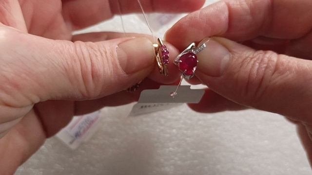 Серебряные украшения,Обзор,Продажа,Рубины.