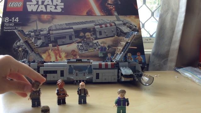 Lego Star Wars The Force Awakens Set 75140 Resistance Troop Transporter review