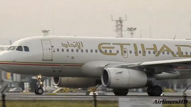 ETIHAD - From Abu Dhabi To The World - Belgrade Airport Takeoff Roll смотреть онлайн