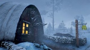 Уютные звуки метели для сна. Звуки снегопада для сна | Уютная атмосфера зимней хижины и снегопад