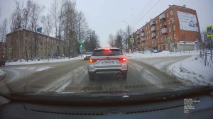 Пример записи днем с видеорегистратора гибрида с радар-детектором Neoline X-COP CITYSMART PLUS.