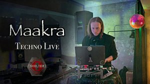 Maakra Techno Live // Korg Volca Sample & Volca Bass // Shelter Hookah 24.02.24
