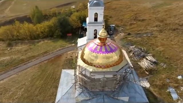 Съёмка храма с Квадракоптера уже с Асфальтом