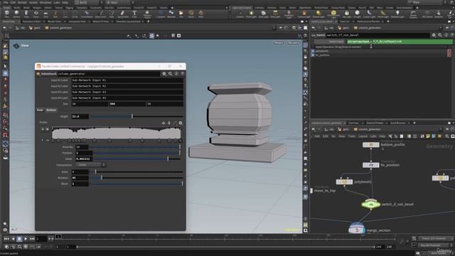 004_2. Add The Top Section and the Bevel Control