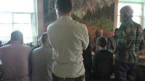 Православный детский лагерь-Стан. СССР .  Потеряевка   Игнатий Лапкин во время трапезы 202407