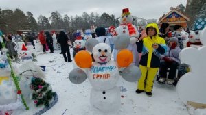 2024  22 декабря Парк Гагарина Праздник снеговика