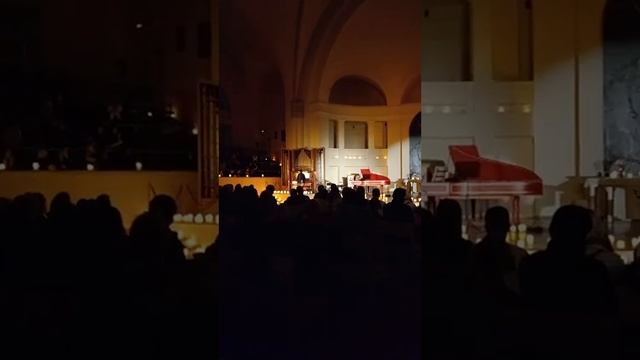 "#Орган при свечах" в #Петрикирхе, #Санкт-Петербург. #органнаямузыка #спб #органпетрикирхе