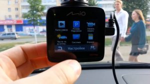 Работа сенсора видеорегистратора Mio 568