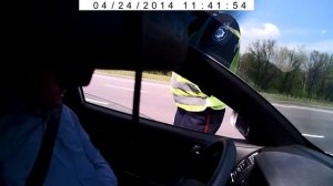 массовый развод ГАИ на трассе