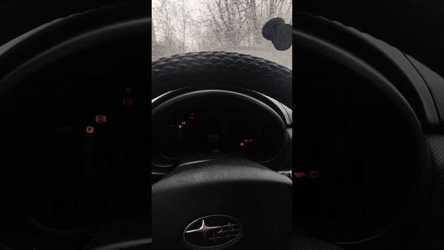 Запуск Subaru Forester в мороз