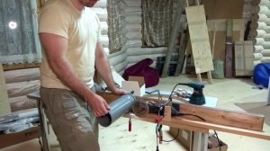 Канализация в доме. Тряпичный шкаф, кухня. Один в доме. Продолжаю стройку, обживаюсь. Один в доме.