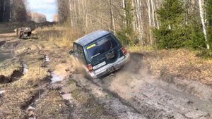 Паджеро v6 на 33х колесах