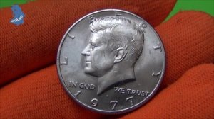 ½ доллара 1977 года. Kennedy .Half Dollar Денвер . США .#544
