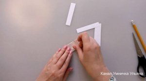 Красивая снежинка из бумаги со снеговиками. Как вырезать пошагово. Схема. Поделка.