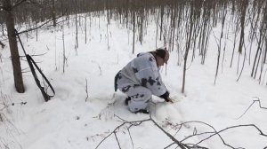 Вот это номер! Два зайца в раз на охотника выскочили!