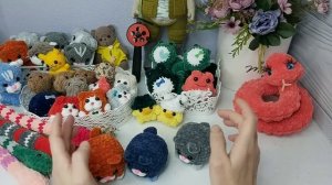 100 000 подписчиков. Новые и старые игрушки крючком @Антонина Дегтярёва