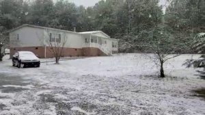 Snow in South Carolina 2 years ago . / Снег в Южной Каралине 2 года назад
