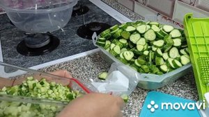 Заготовка на зиму СВЕЖИХ  огурцов для салатов и окрошки.